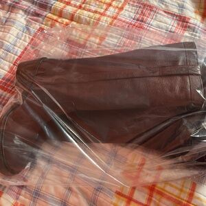 Frye Dark Brown Leather Heeled Boots